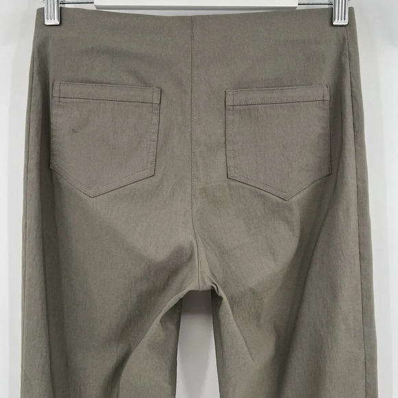 Lauren‎ Vidal Taupe Dress Pants Slim Leg Zip Up Pants Women's Size T1 Small - Picture 5 of 8